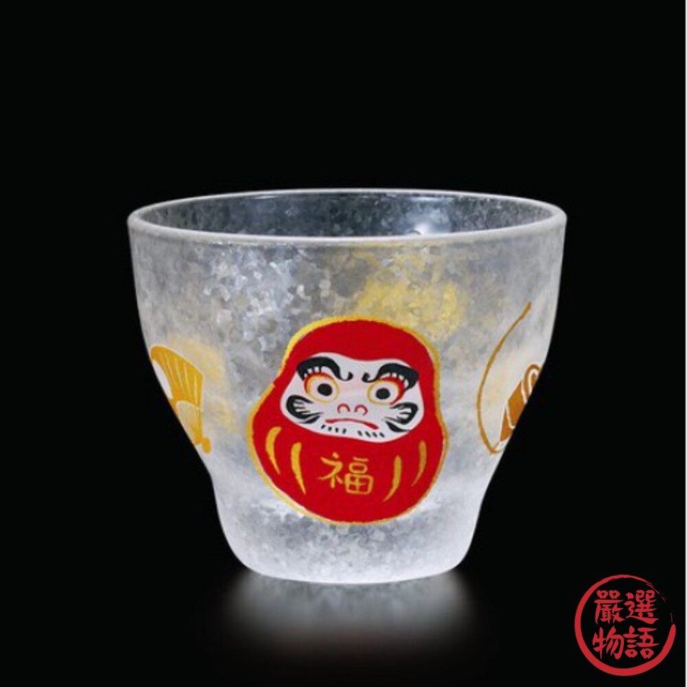 日本製 Maneki Neko 達摩清酒杯 招財貓 富士山 馬克杯 玻璃杯 燒酒杯 啤酒杯-圖片-4