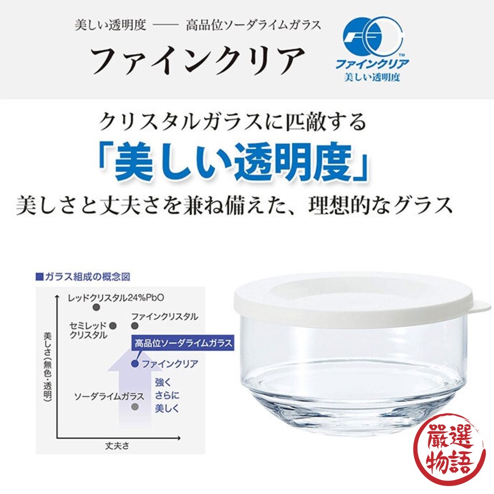 日本製 輕食玻璃小碗 350ml 附蓋子 優格杯 保鮮盒 沙拉碗 醃漬罐 │日本最高設計獎-thumb