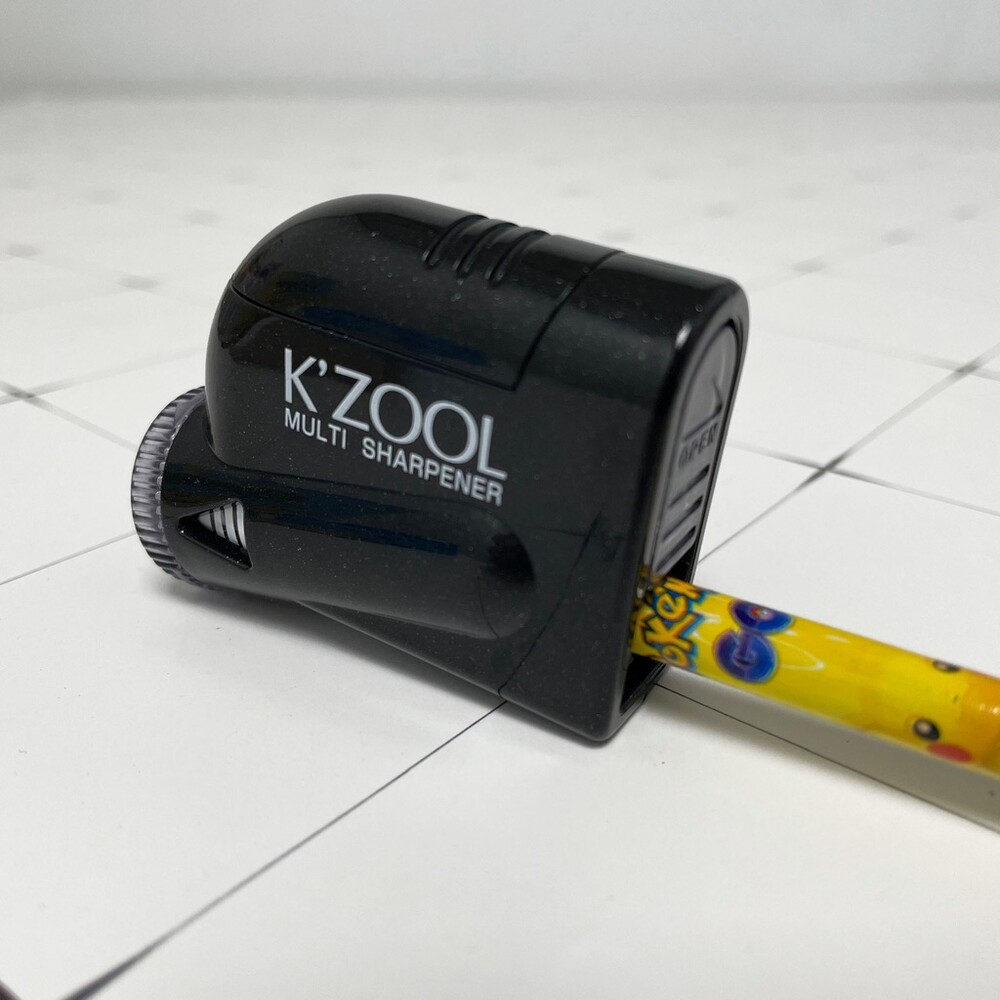 【現貨】日本製 KUTSUMA K'ZOOL 可調節削鉛筆器 五段式削鉛筆機 可攜帶 轉筆刀 削筆刀
