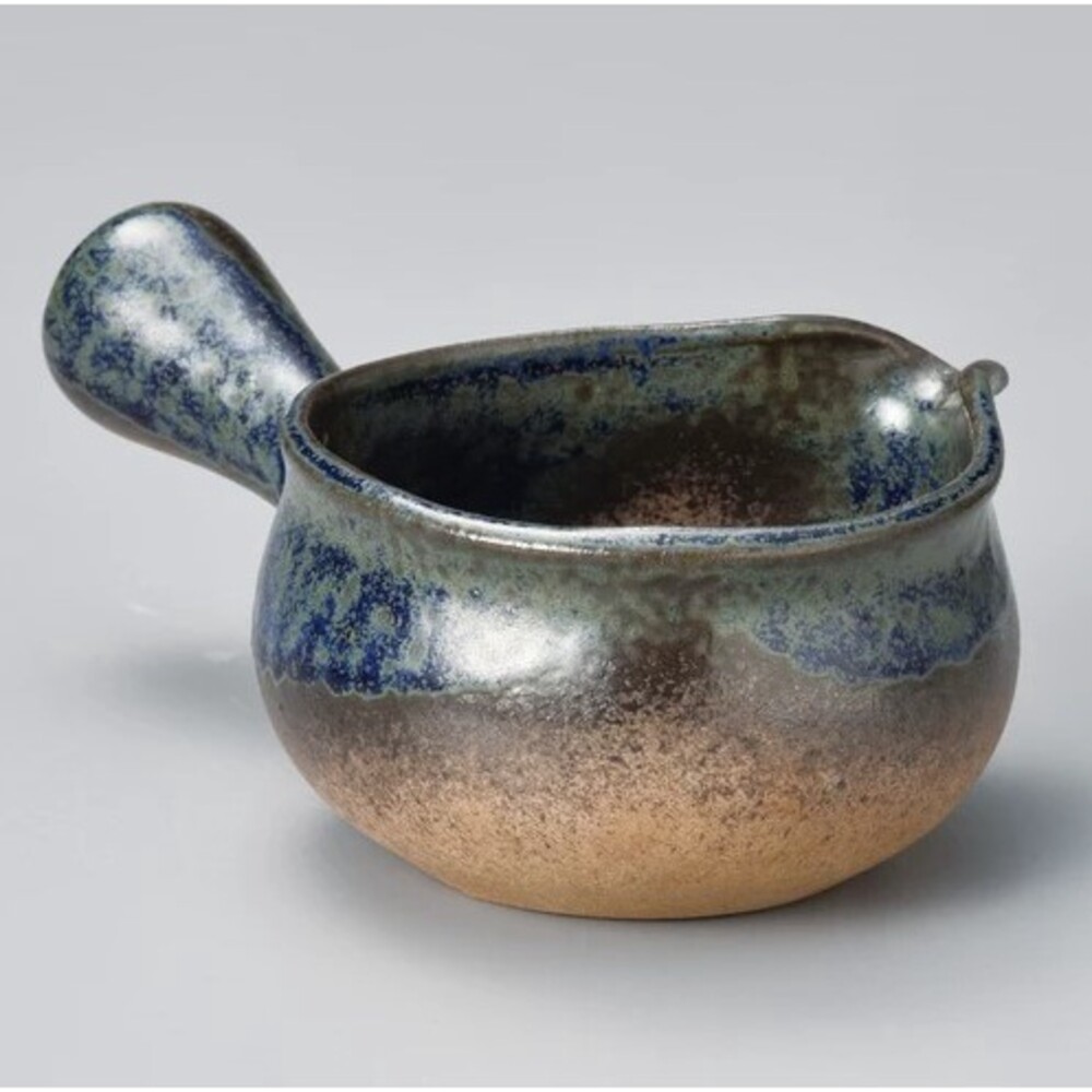 日本製 常滑燒 灰藍釉色茶海 茶壺 泡茶器 一心作 工匠職人 自然釉 茶海 日本茶器 茶陶文化 圖片