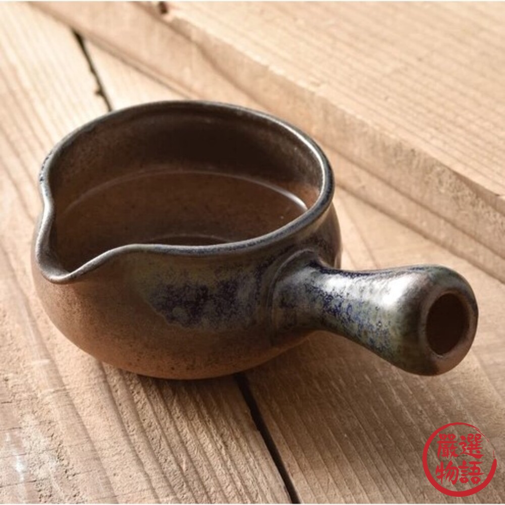 日本製 常滑燒 灰藍釉色茶海 茶壺 泡茶器 一心作 工匠職人 自然釉 茶海 日本茶器 茶陶文化-圖片-1
