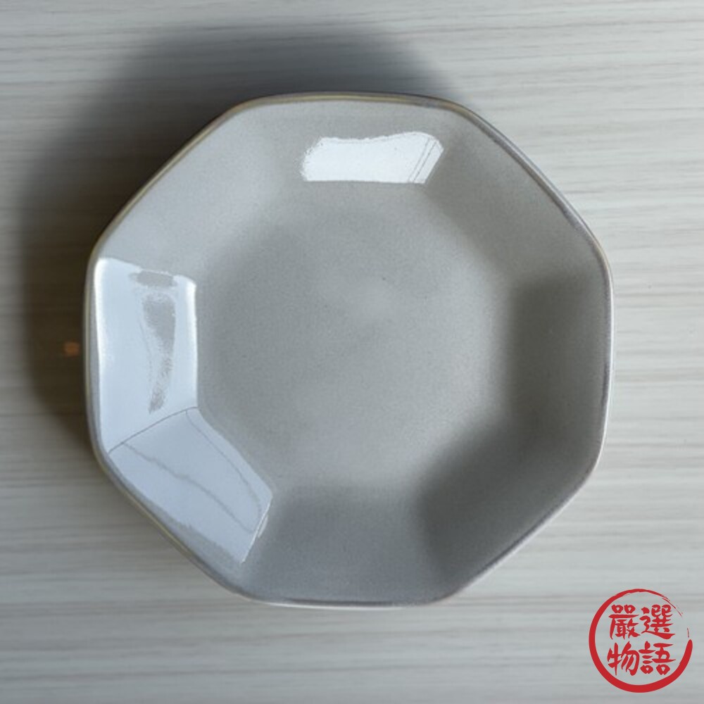 日本製 八角造型盤 陶瓷盤 甜點盤 水果盤 點心盤 餐盤 盤子 日式碗盤 質感餐具-圖片-3