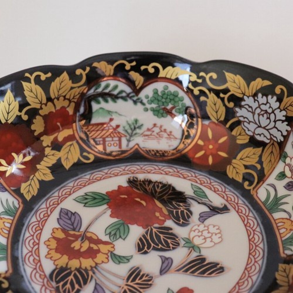 【現貨】日本製 美濃燒 陶瓷碗 宮廷風 花邊造型碗 碗盤器皿 碗 碗盤 陶瓷碗 湯碗 飯碗 餐碗 日式碗盤