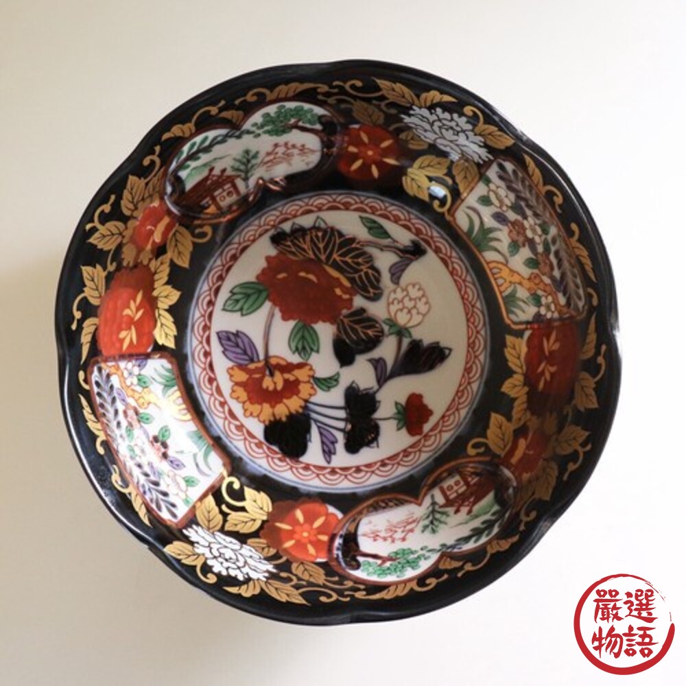 日本製 美濃燒 陶瓷碗 宮廷風 花邊造型碗 碗盤器皿 碗 碗盤 陶瓷碗 湯碗 飯碗 餐碗 日式碗盤-圖片-1