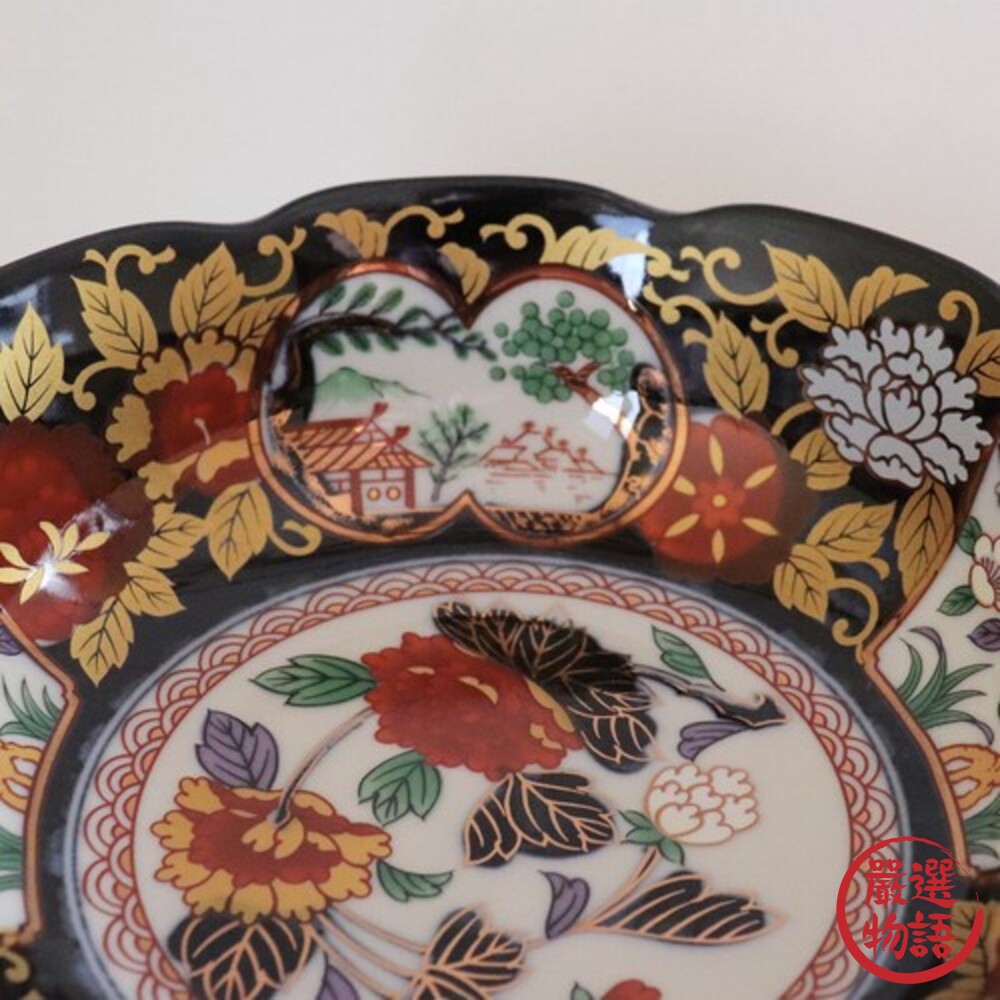 日本製 美濃燒 陶瓷碗 宮廷風 花邊造型碗 碗盤器皿 碗 碗盤 陶瓷碗 湯碗 飯碗 餐碗 日式碗盤-圖片-4