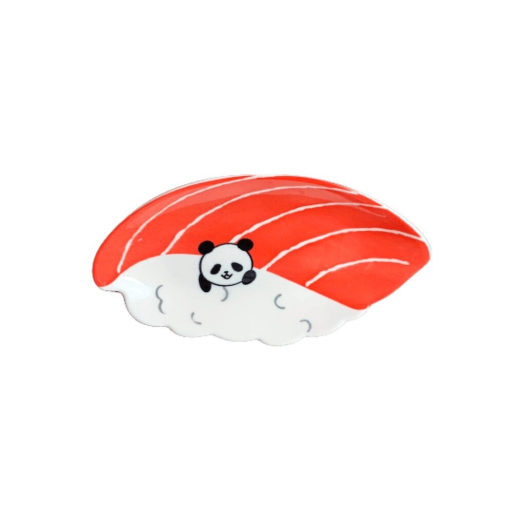 比熊玉子燒/熊貓鮪魚 壽司盤 日本SHINACASA 壽司盤 小菜盤 餐盤 比熊 熊貓 圖片