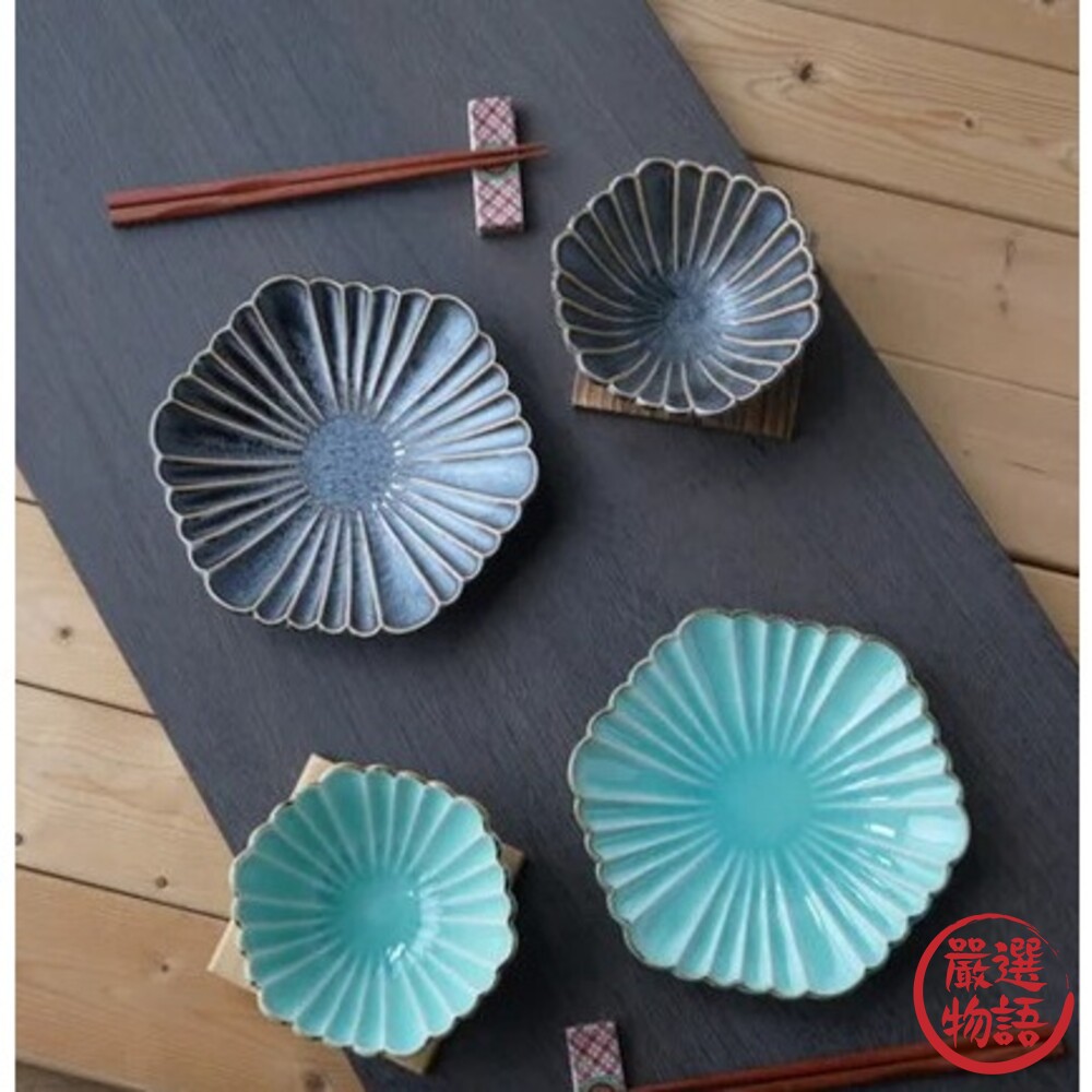 日本製 美濃燒 陶瓷盤 羽狀浮雕六角盤｜水果盤 沙拉盤 碗盤器皿 盤子 日式餐盤 餐盤-圖片-3