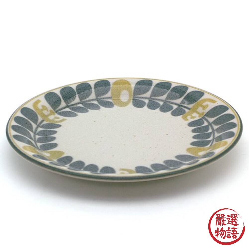 日本製 北歐風 花卉陶瓷盤｜陶瓷盤 餐盤 盤子 小盤子 蛋糕盤 甜點盤 水果盤 造型盤子 美濃燒-thumb