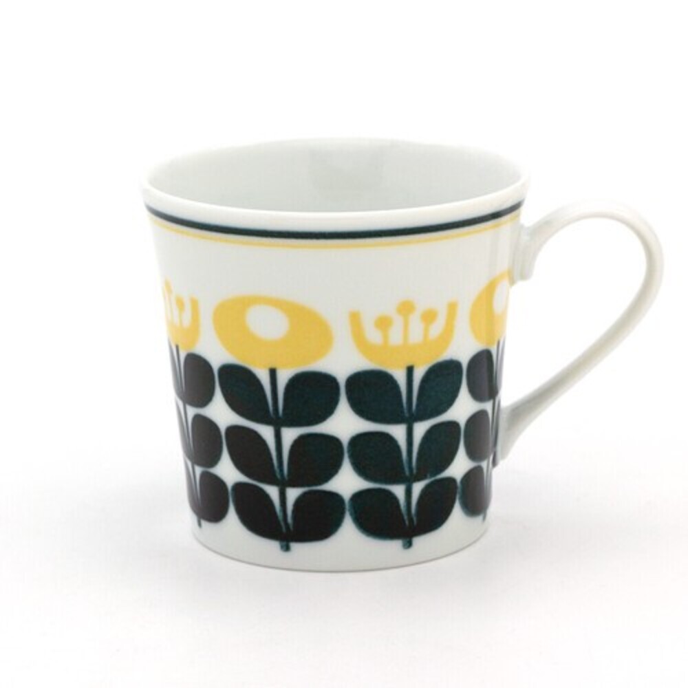 日本製 北歐風 花卉造型馬克杯｜陶瓷杯 馬克杯 咖啡杯 陶瓷咖啡杯 水杯 茶杯 杯子 美濃燒