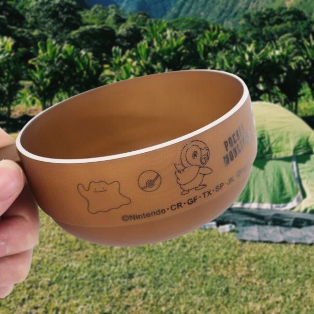 日本製 寶可夢把手湯碗 可堆疊 耐熱 把手湯碗 露營餐具 口袋妖怪 皮卡丘 百變怪 湯杯 封面照片