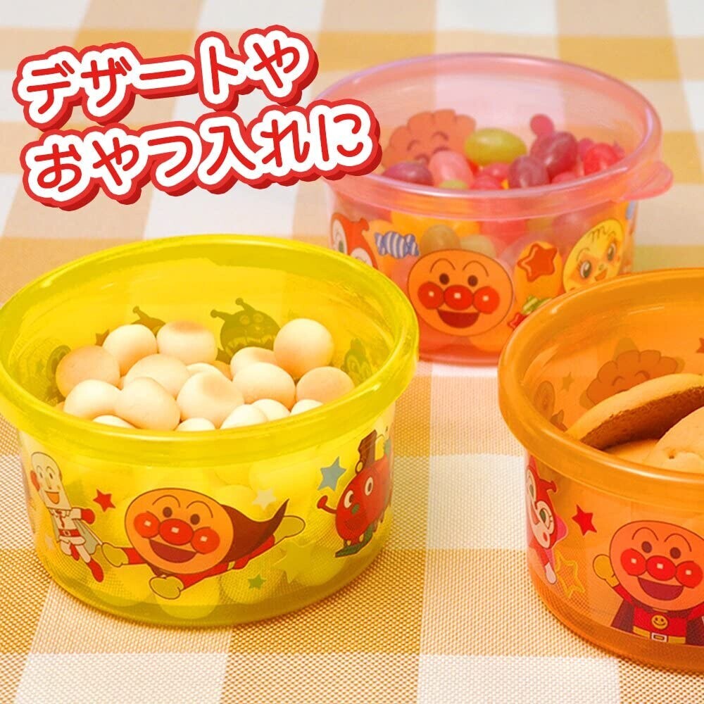 日本製 麵包超人密封罐 三入 保鮮盒 密封盒 密封罐 保鮮 餅乾 點心 甜點 食物
