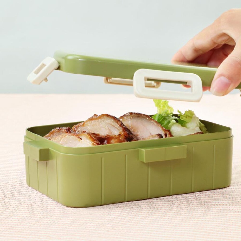 日本製 抗菌便當盒 上學便當 便當盒 餐盒 餐具 環保盒 便當盒 雙層便當盒 雙層餐盒 圖片