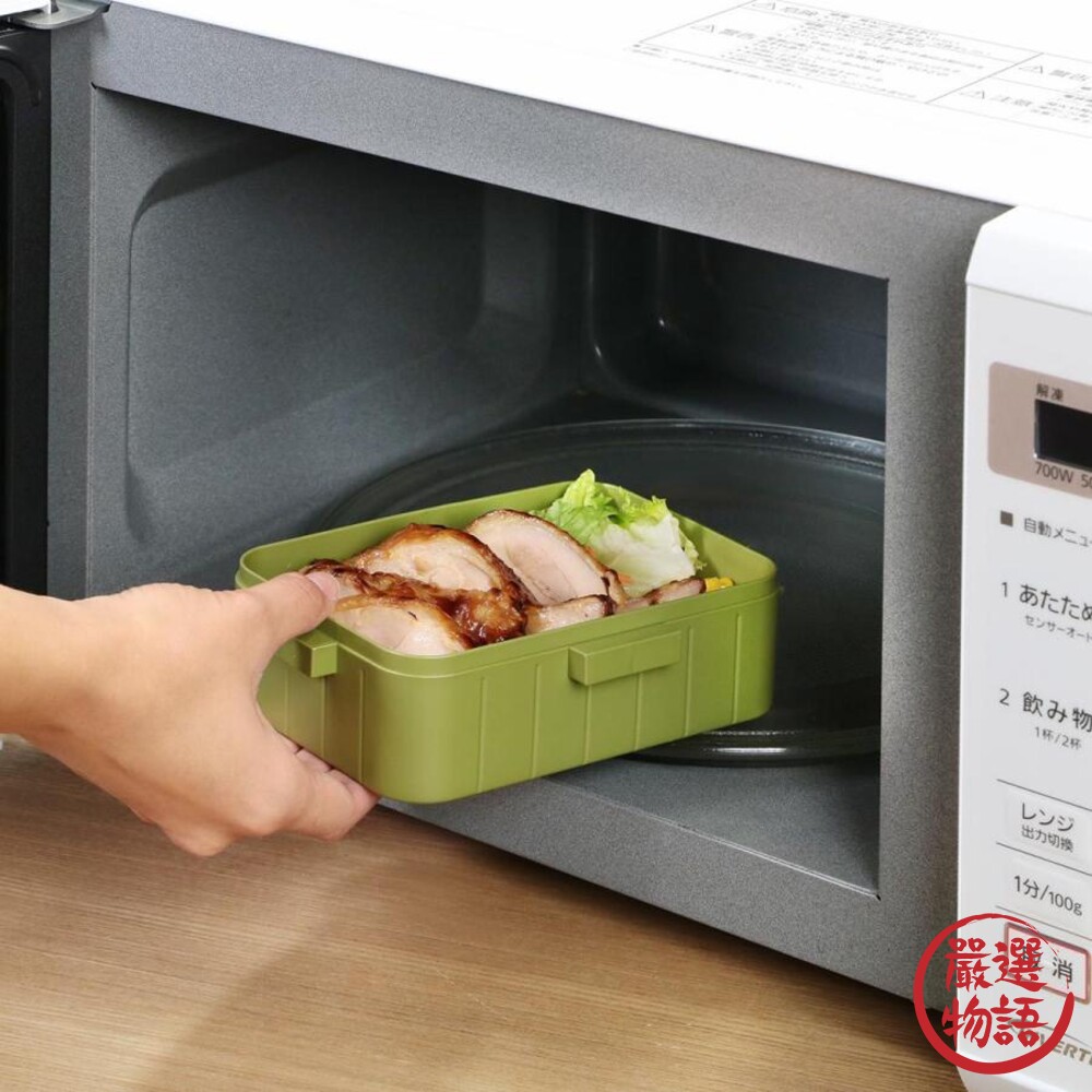 日本製 抗菌便當盒 上學便當 便當盒 餐盒 餐具 環保盒 便當盒 雙層便當盒 雙層餐盒-thumb