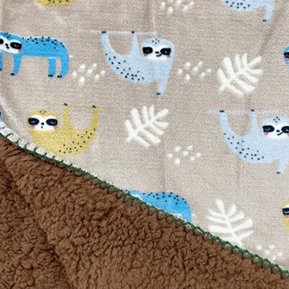 動物毛毯 防靜電毯 單人被 午睡毯 毯子法蘭絨 貓咪 樹懶 被子 被套 毯子 小被子 圖片