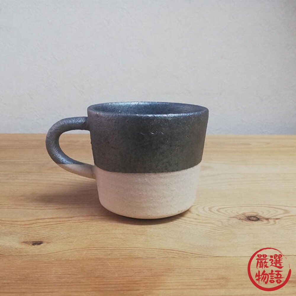 日本製 雙色櫻花陶杯 櫻花杯 陶瓷杯 咖啡杯 櫻花馬克杯 信樂燒 耐熱陶器 茶杯 櫻花茶杯-thumb