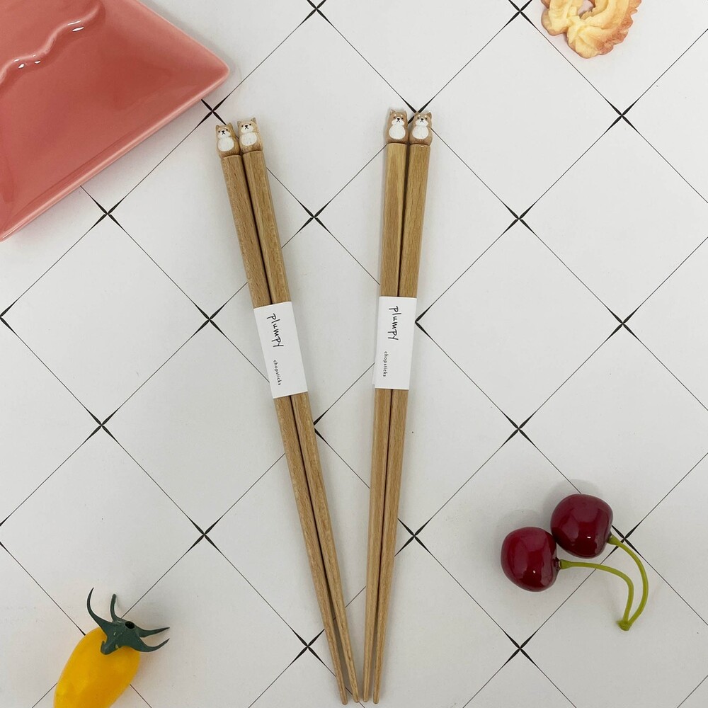 日本製 柴犬造型木筷 木筷子 兒童筷子 竹筷 筷子 環保筷 日本餐具 日式餐具 可愛餐具 兒童餐具