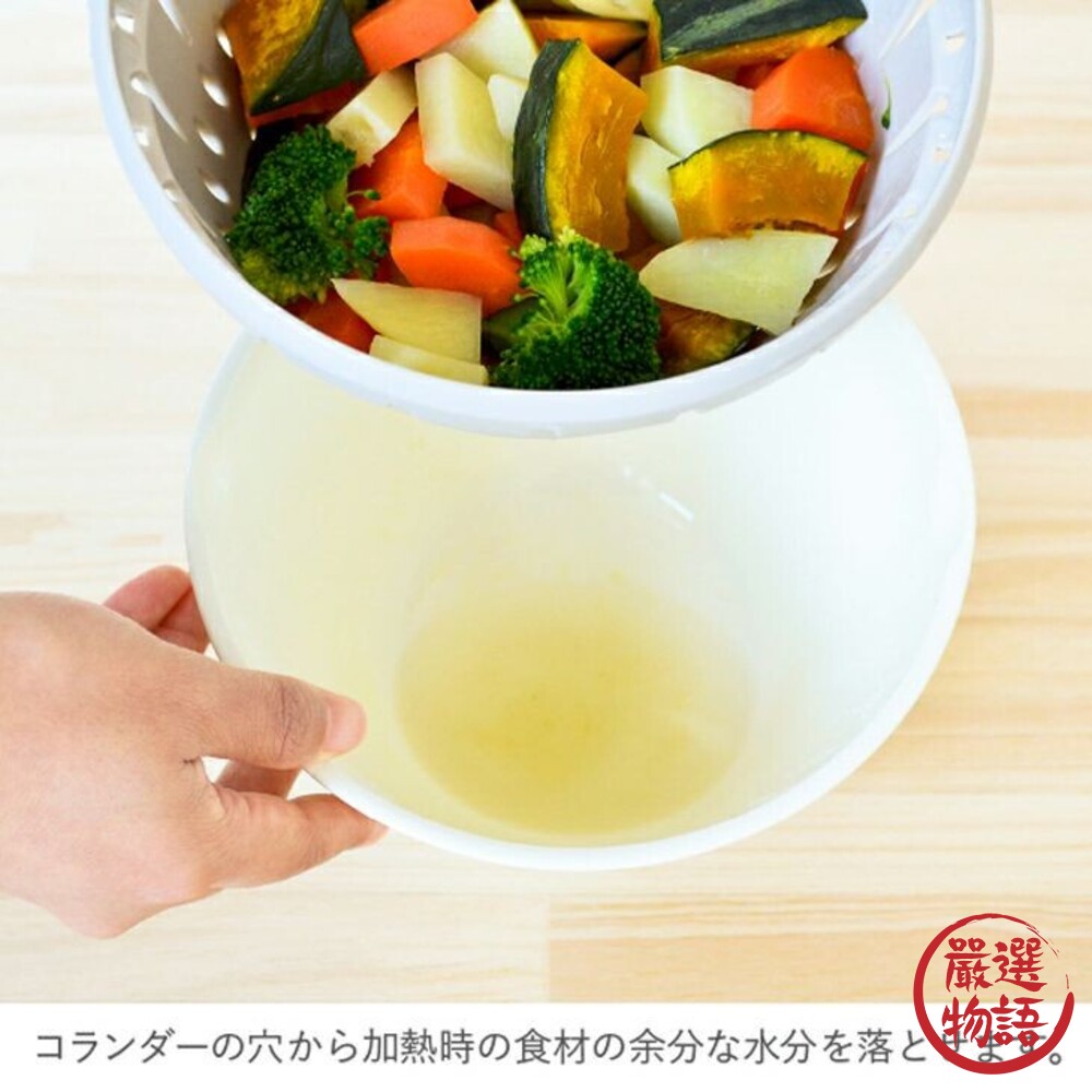 日本製 多功能微波碗 保鮮碗 微波盒 露營 微波 麵碗 碗 碗盤 餐碗 微波爐 洗菜 保鮮-圖片-5