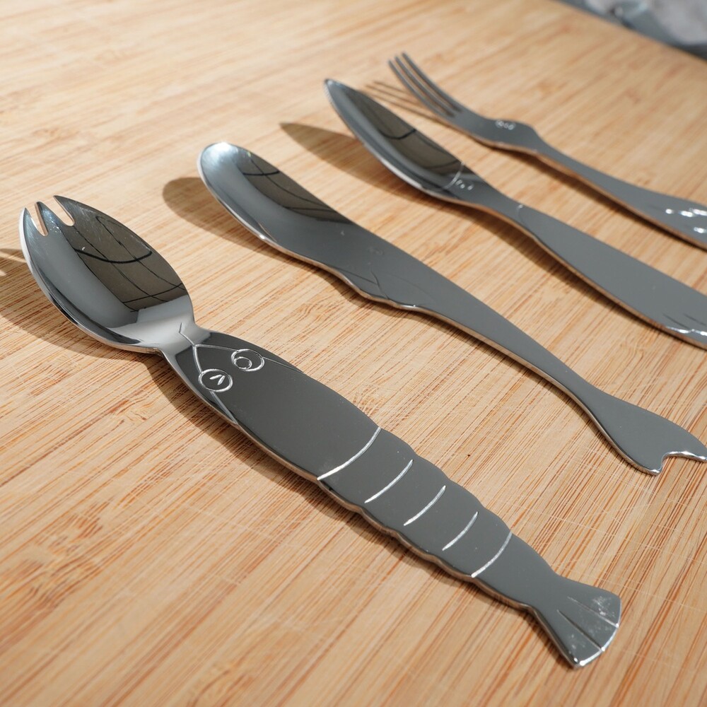 日本製 不鏽鋼餐具 廚房餐具 餐刀 叉子 日本餐具 湯匙 冰淇淋湯匙 水果叉 果醬抹刀 圖片