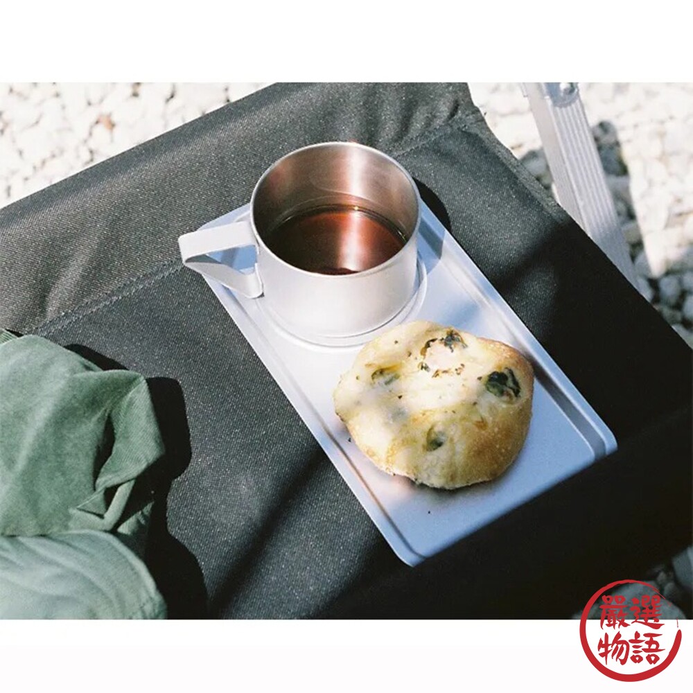 日本製 高桑金屬 露營盤 輕鋁餐盤 露營杯 不鏽鋼馬克杯 輕量杯 不鏽鋼盤 露營 野餐 托盤-圖片-2