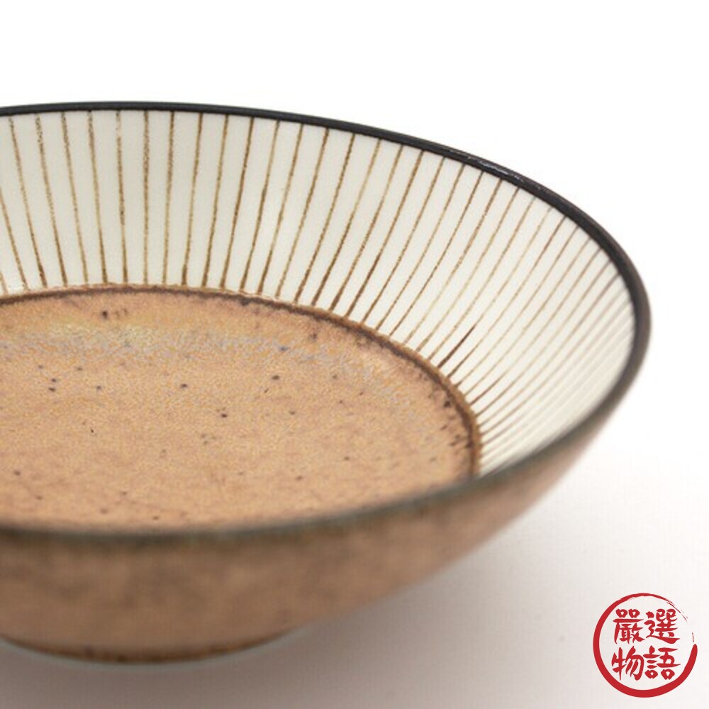 日本製 日式餐碗 美濃燒 復古 十草 湯盤 甜點盤 復古盤 陶瓷盤 湯碗 飯碗 深盤 菜盤 盤子-圖片-5