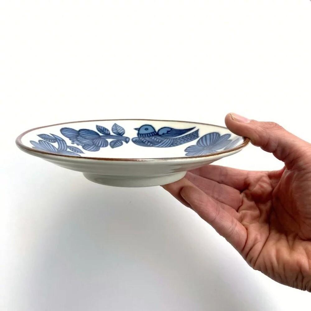 日本製 復古花鳥餐盤 餐碗 蛋糕盤 餐盤 甜點盤 點心盤 沙拉盤 碗盤 餐具 日本餐具