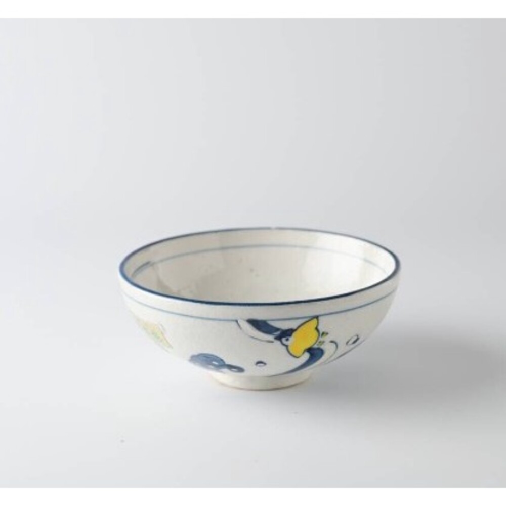 日本製 萬古燒 波千鳥餐碗 陶瓷碗 飯碗 餐碗 小碗 萬古燒碗 千鳥 碗 日式餐碗 日式餐具