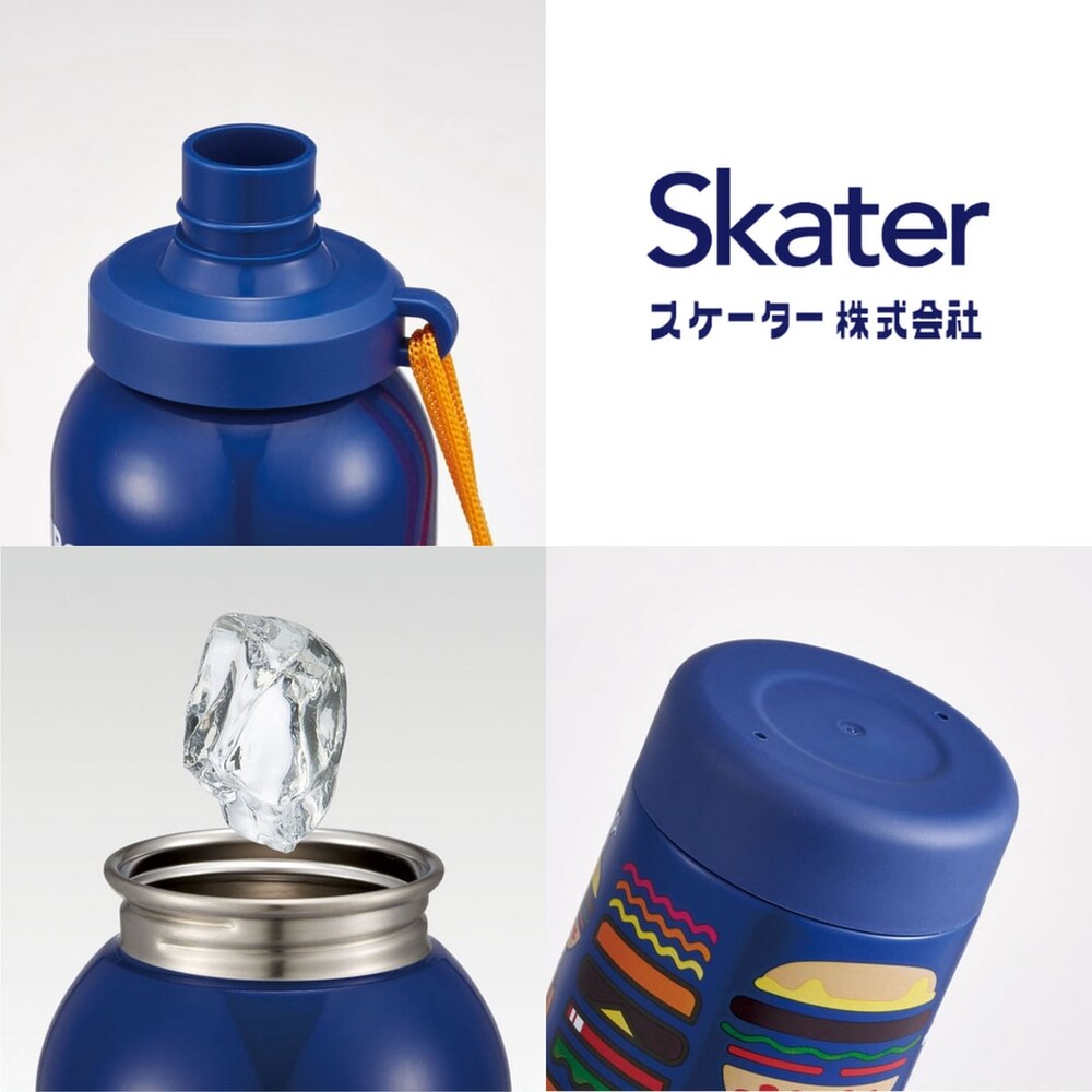Skater 不鏽鋼輕量水壺 580ml 直飲水瓶 常溫 小熊維尼 BURGERCONX 圖片