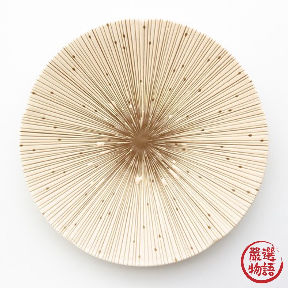 日本製 美濃燒 陶瓷餐盤 千段十草 陶瓷盤 碗盤 深盤 餐盤 菜盤 盤子 陶瓷盤子 沙拉盤-圖片-5