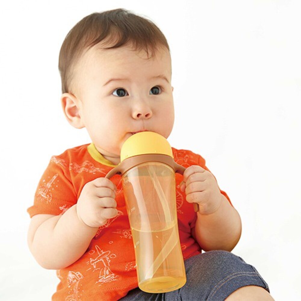 日本製 嬰兒杯 吸管水杯 學習水杯 兒童水杯 握把水杯 學習杯 嬰兒用品 水壺