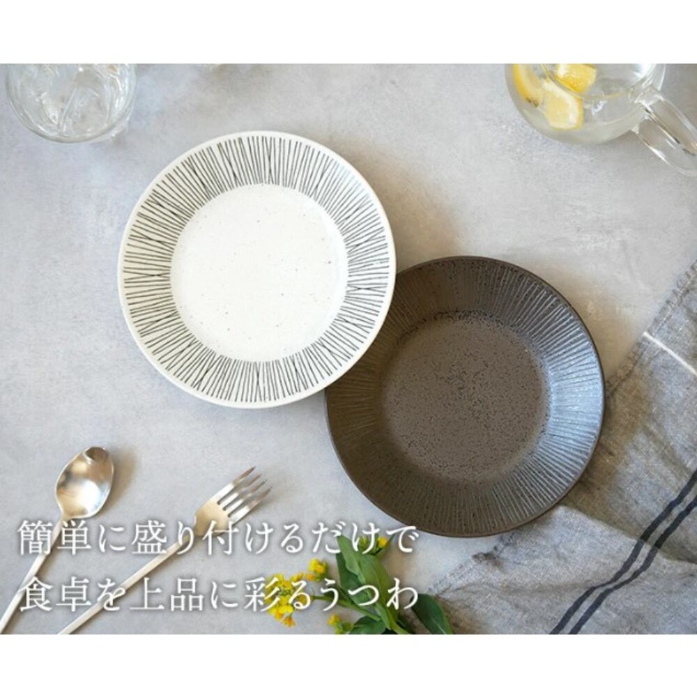 日本製 細線盤 美濃燒 陶瓷盤 餐盤 菜盤 沙拉盤 咖哩盤 義大利麵盤 海鮮盤 盤子 早午餐盤 圖片