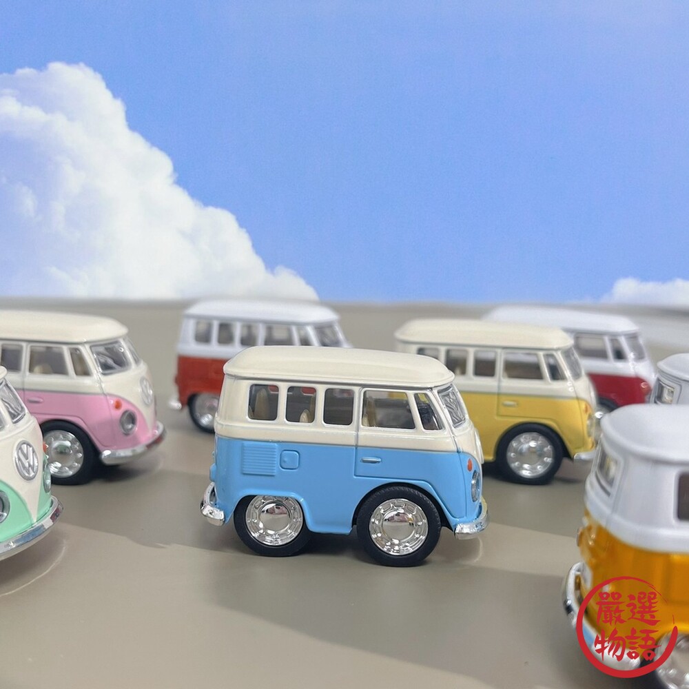 經典福斯名車 車模型 迴力車 模型 日本 公仔 福斯 復古車 玩具車 蛋糕裝飾 車子 車-thumb