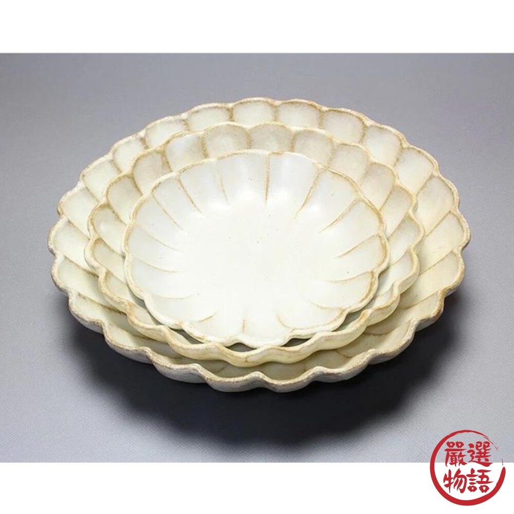 日本製 花型小碟 醬料碟 小碟 小菜碟 甜點盤 花紋盤 陶瓷盤 日式盤 13cm 圖片