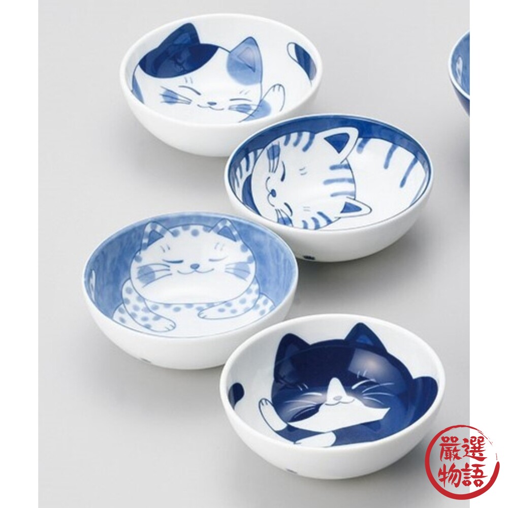 日本製 美濃燒 貓咪陶瓷小碟 日式小碟 小碟 送禮推薦 圖片