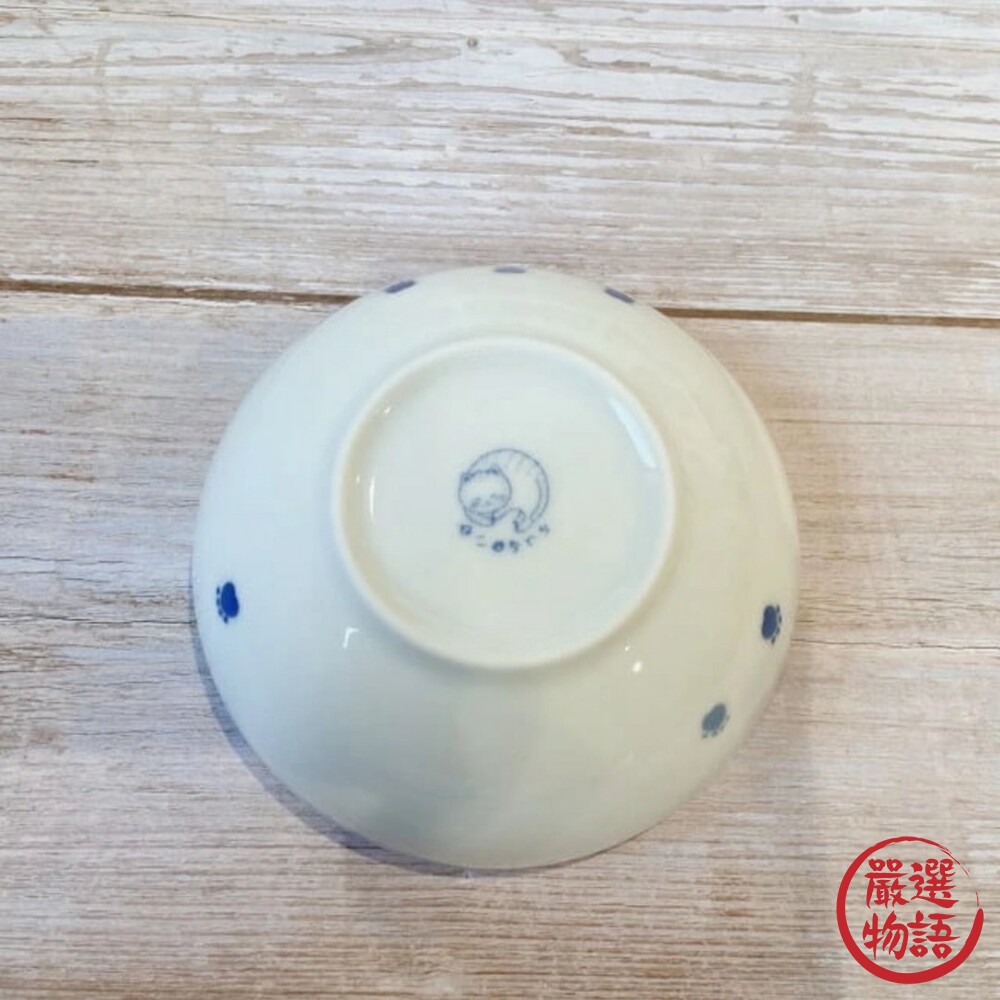日本製 貓咪陶瓷碗 4入 餐碗 飯碗 沙拉碗 點心盤 甜點 兒童碗 日式小碗 日式餐具 美濃燒-thumb