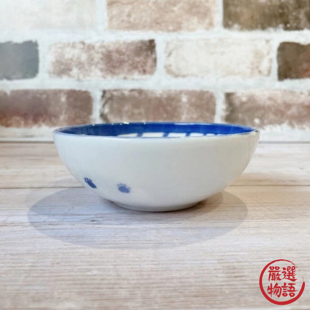 日本製 貓咪陶瓷碗 4入 餐碗 飯碗 沙拉碗 點心盤 甜點 兒童碗 日式小碗 日式餐具 美濃燒