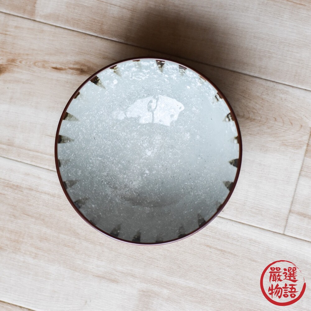 日本製 美濃燒 條紋茶碗 飯碗 陶瓷碗 餐碗 碗 湯碗 日式碗 輕量碗-圖片-3
