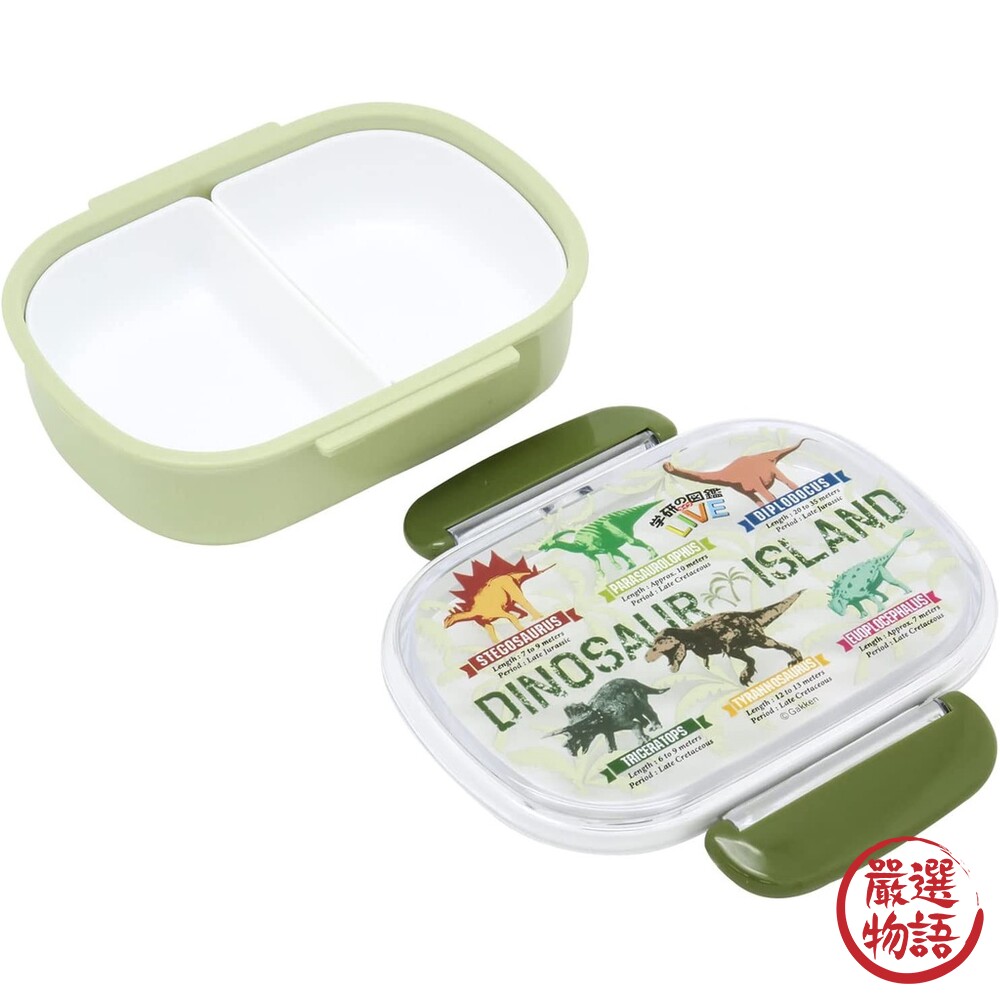 日本製 恐龍便當盒 兒童餐盒 上學餐具 便當盒 兒童便當盒 餐盒 恐龍餐具 兒童餐具 恐龍 保鮮盒-thumb