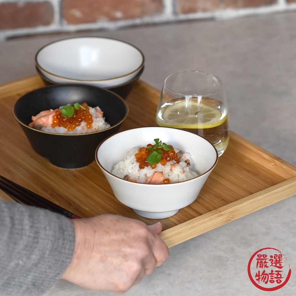日本製 SLASH茶碗 飯碗 丼飯碗 湯碗 蓋飯碗 陶瓷碗 日式碗 日式餐具 日本料理-thumb