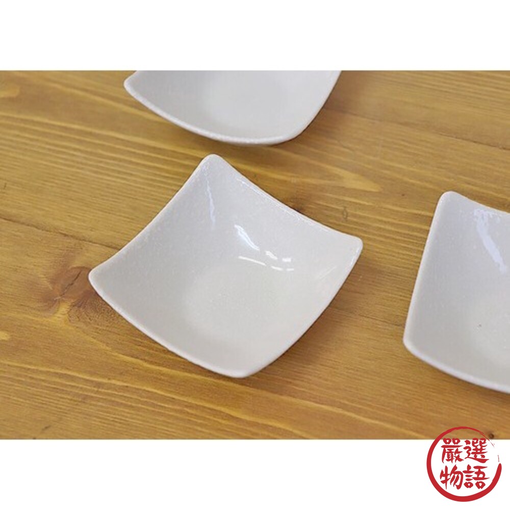 日本製 日式小菜碟 雪花白 小菜盤 陶瓷盤 醬油碟 配菜碟 小碟子 年菜 日式料理-圖片-5