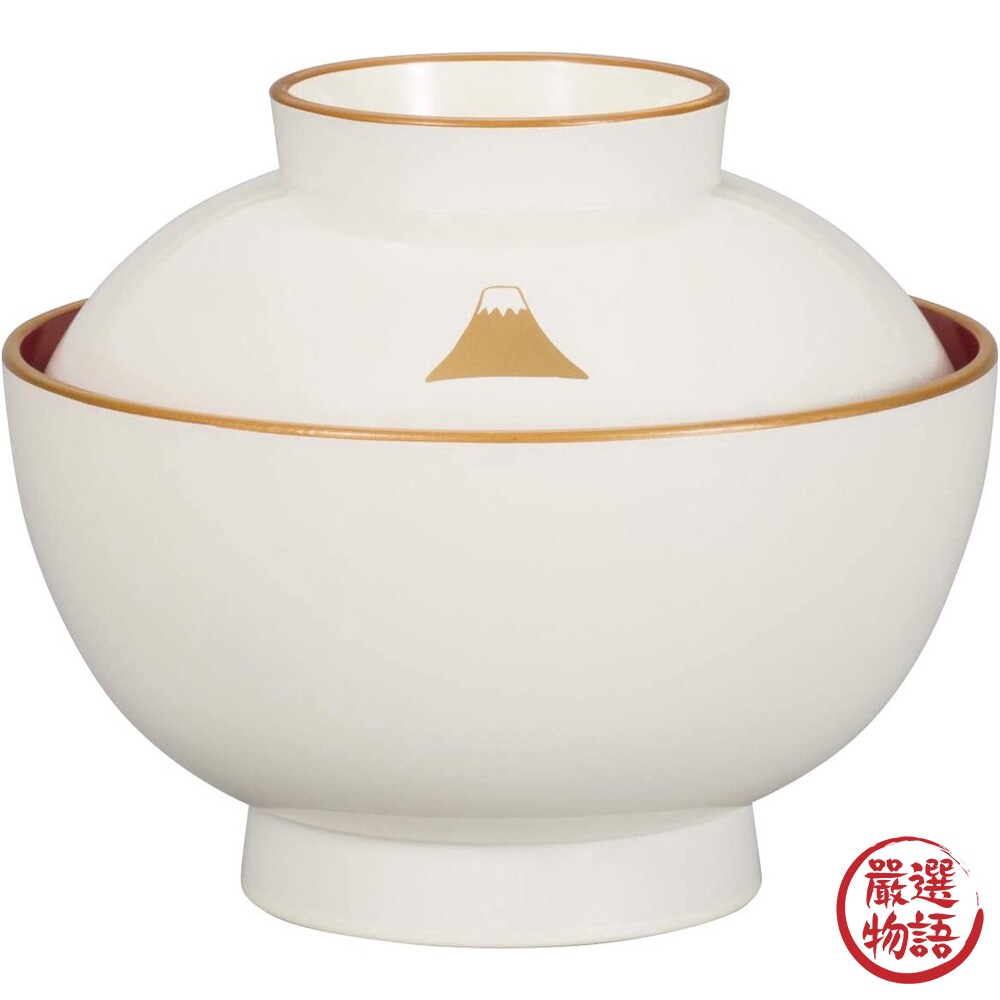 日本製 富士山蓋飯碗 附蓋子 富士山碗 餐碗 湯碗 味噌湯碗 日式料理 日式餐具-圖片-2