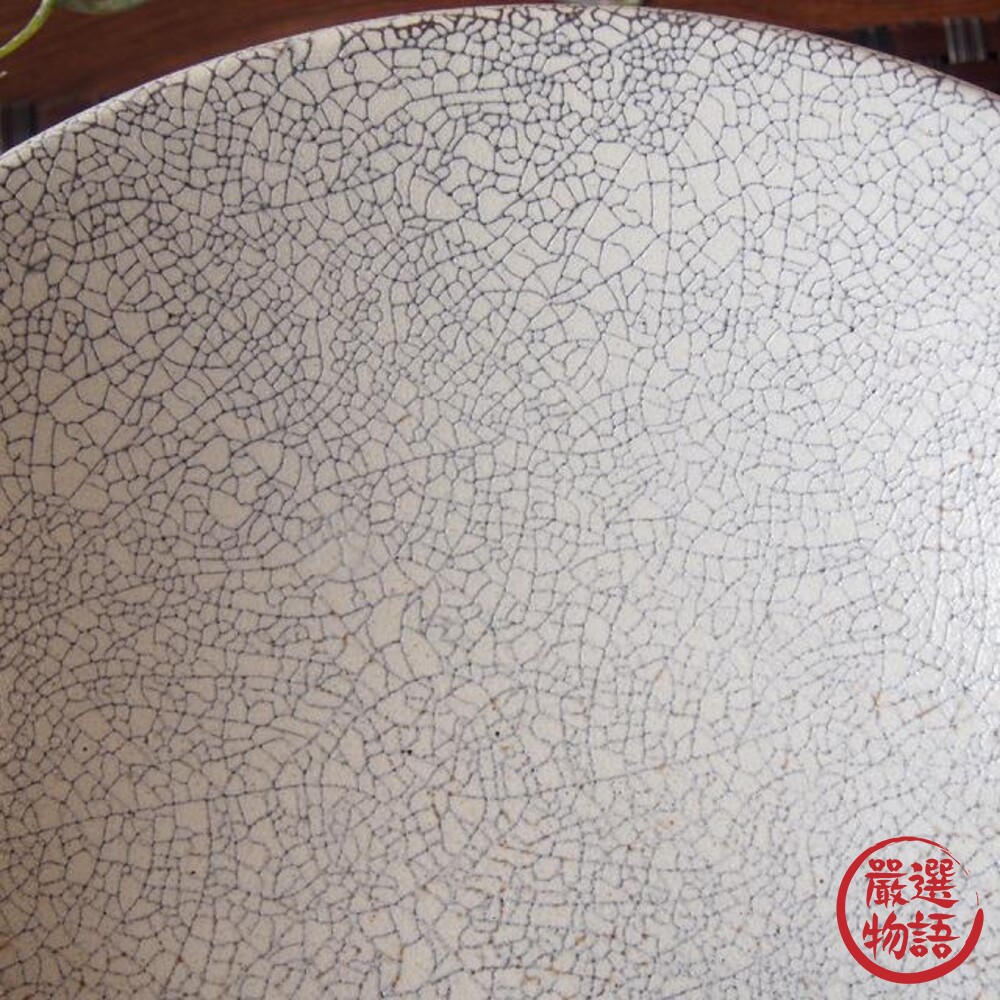 日本製 美濃燒 裂紋 陶瓷餐盤 菜盤 圓盤 義大利麵 盤子 碗盤 盤 白盤 陶瓷盤 日式餐具-圖片-4