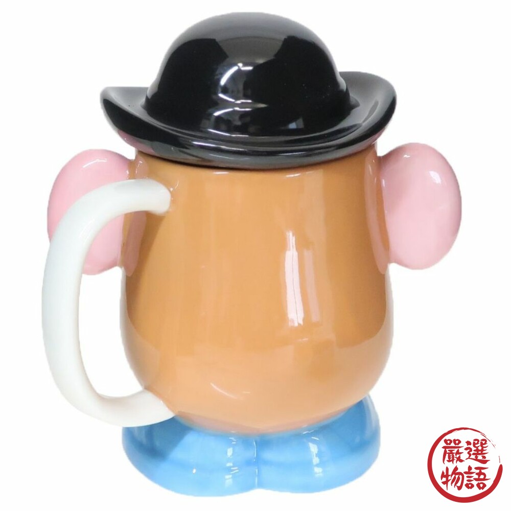 蛋頭先生馬克杯 帶蓋馬克杯 陶瓷 水杯 皮克斯 Mr.Potato head  擺飾 收藏-圖片-2