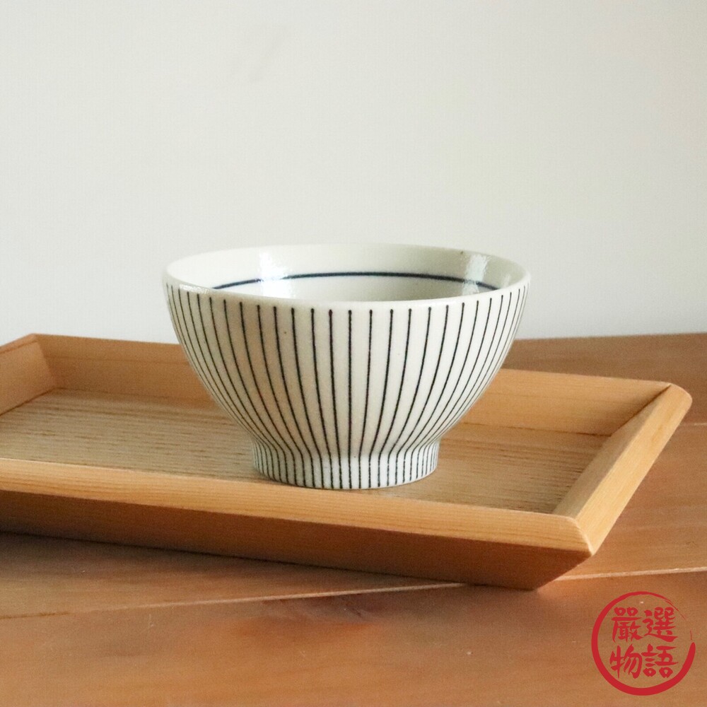 日本製 美濃燒 茶碗 日式餐碗 飯碗 陶瓷碗 碗 十草 情侶碗 兩色-圖片-3