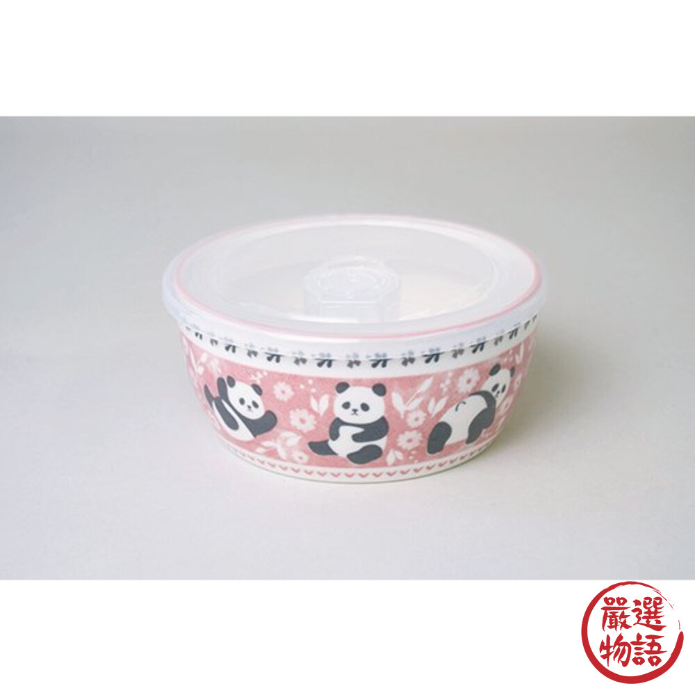 保鮮盒 SHINACASA 附蓋保鮮盒 保鮮碗 飯碗 陶瓷碗 動物碗 兩尺寸可選-thumb