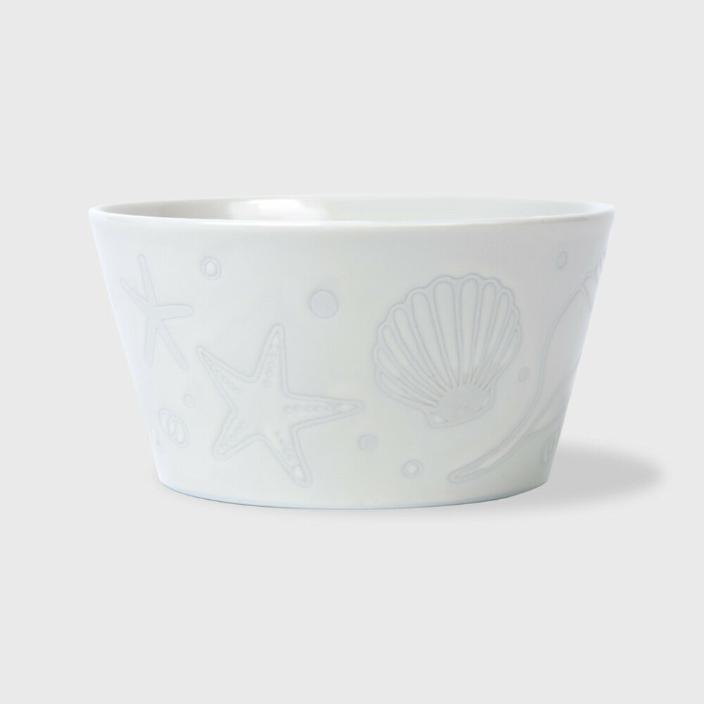 日本製 海洋沙拉碗 小碗 沙拉碗 白色瓷碗 水果碗 麥片碗 醬料碗 白色餐碗 瓷器 日式餐碗-thumb